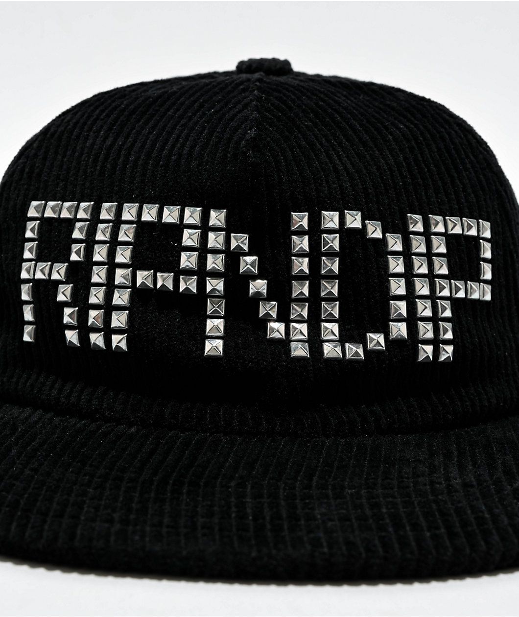 RIPNDIP Rockstar Black Corduroy Snapback Hat