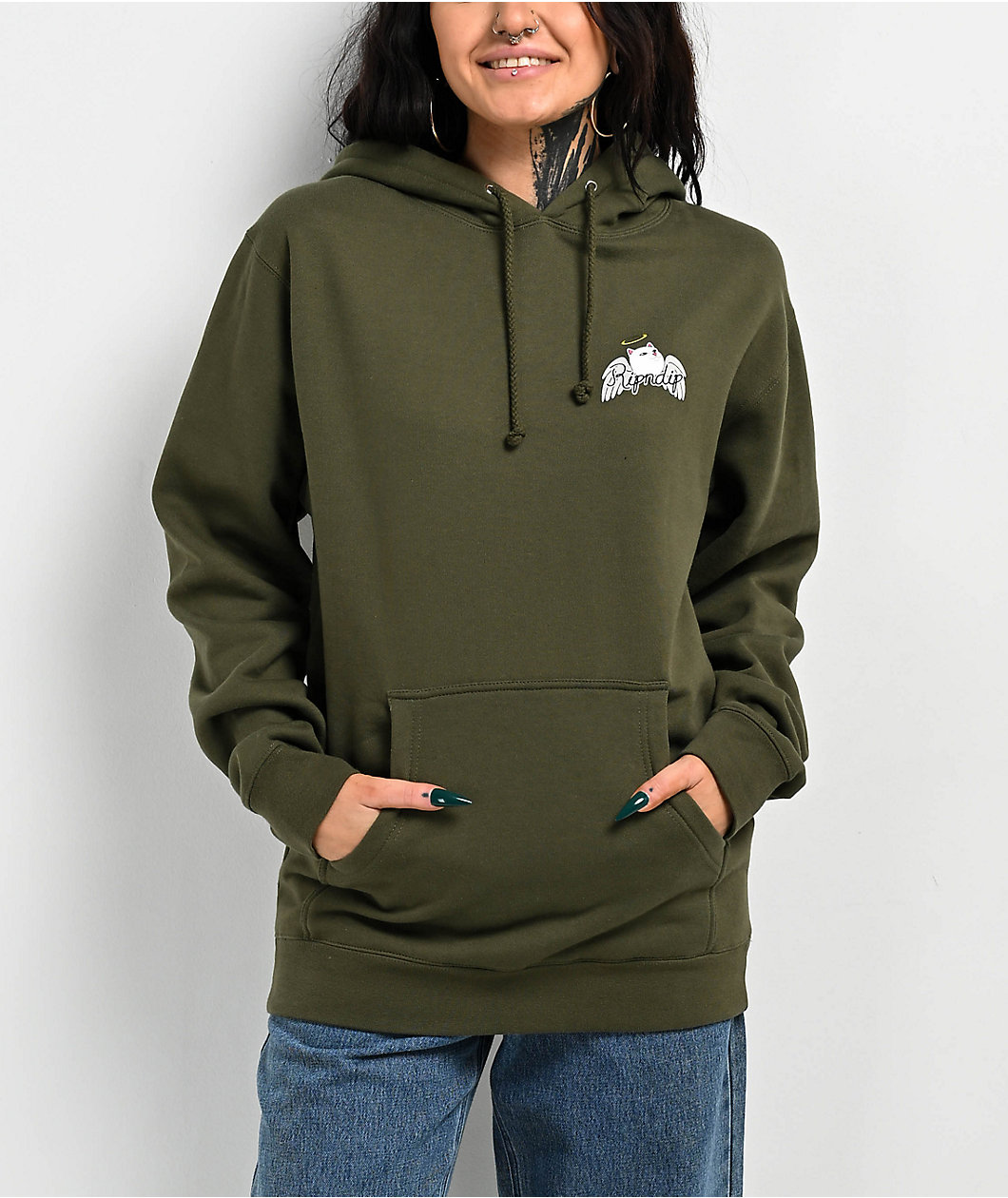 RIPNDIP Shadow Friend Green Hoodie