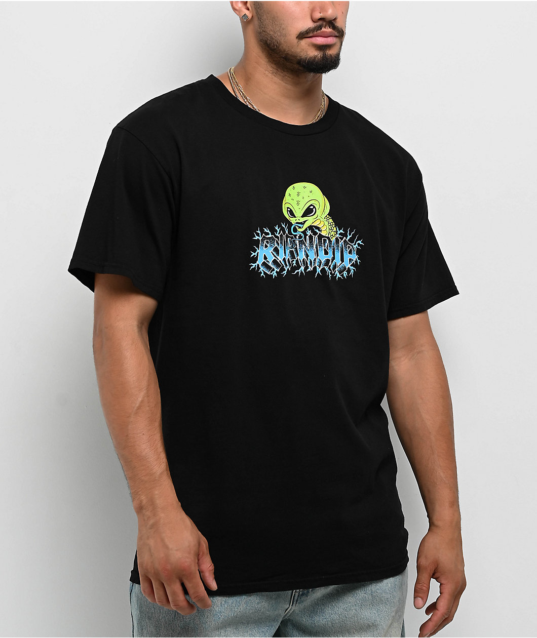 RIPNDIP Skull & Bones Black T-Shirt