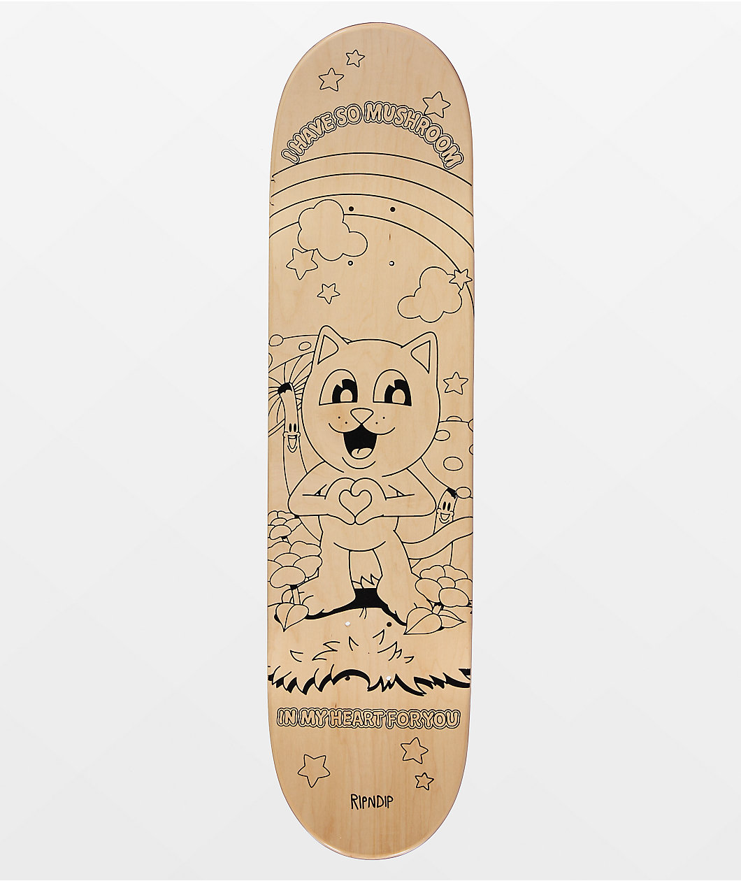 RIPNDIP So Mushroom 8.0" Skateboard Deck