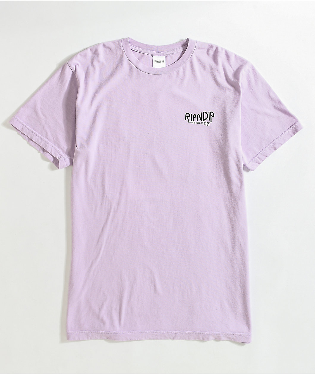 RIPNDIP The Great Wave Of Nerm Lavender T-Shirt