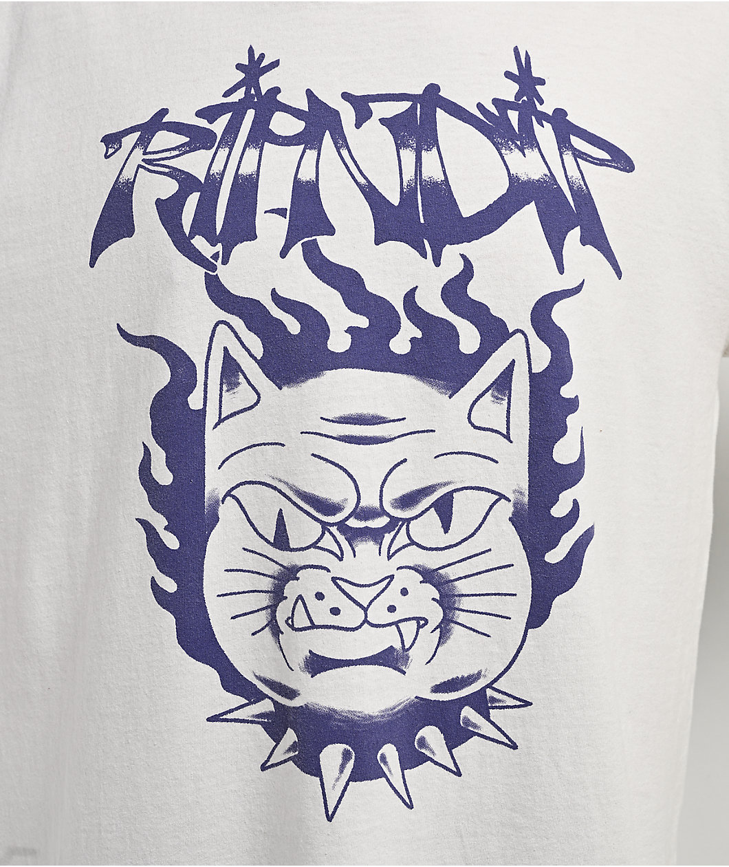 RIPNDIP The Happiest Cat White T-Shirt