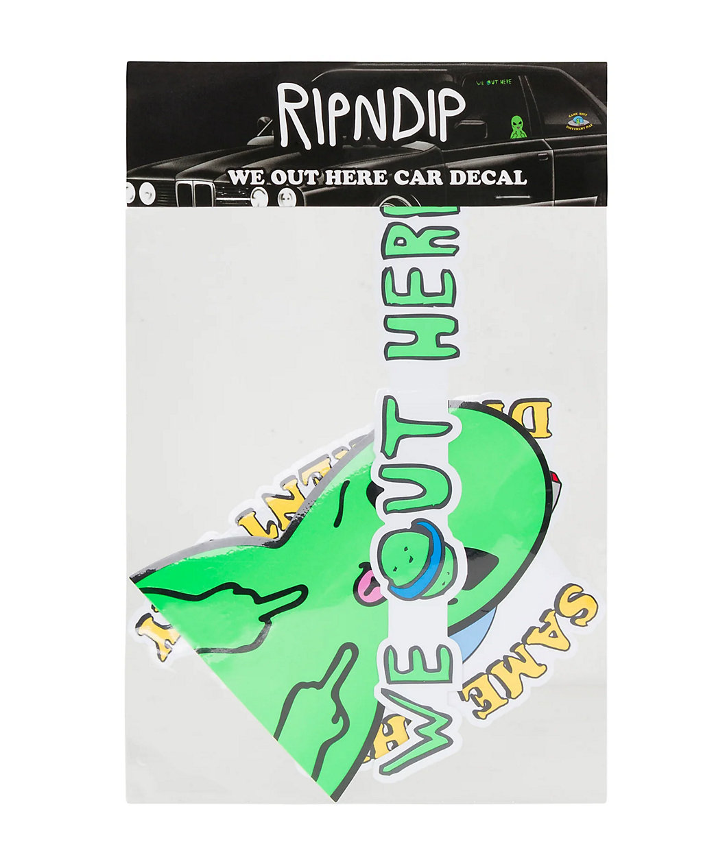 RIPNDIP We Out Here Sticker Pack