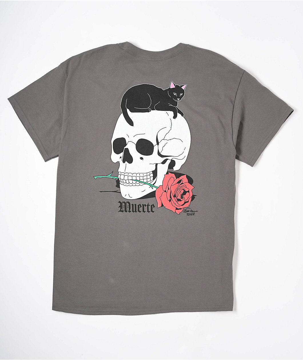 RIPNDIP x Walter Mercado Muerte Charcoal T-Shirt