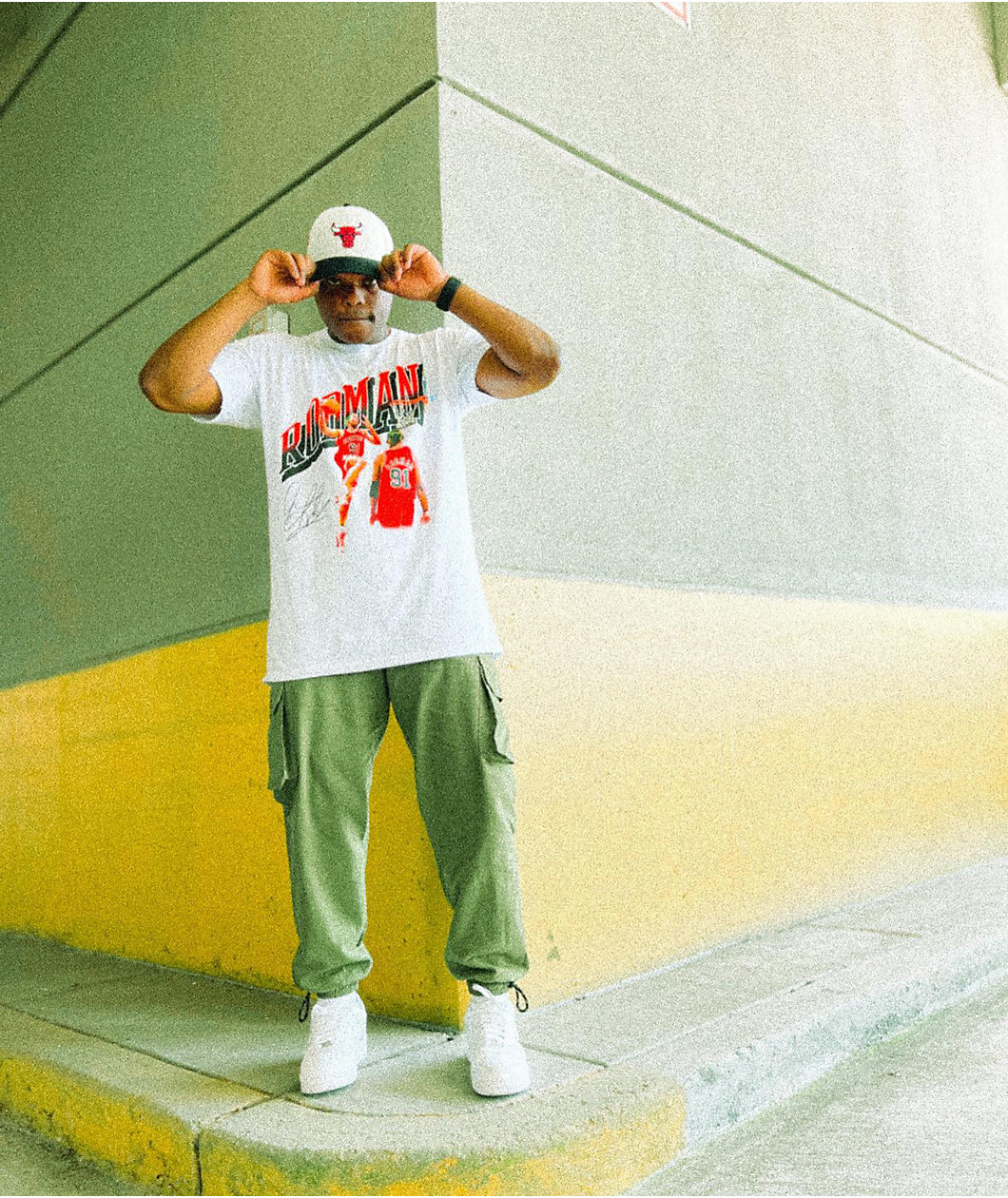 RODMAN BRAND Dunk White T-Shirt
