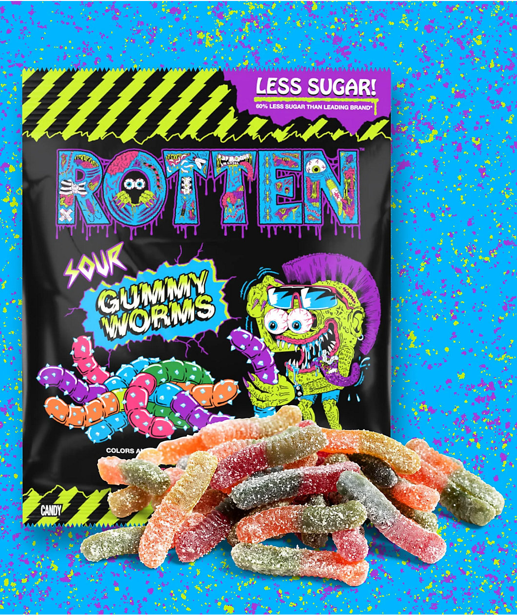 ROTTEN Sour Gummy Worms