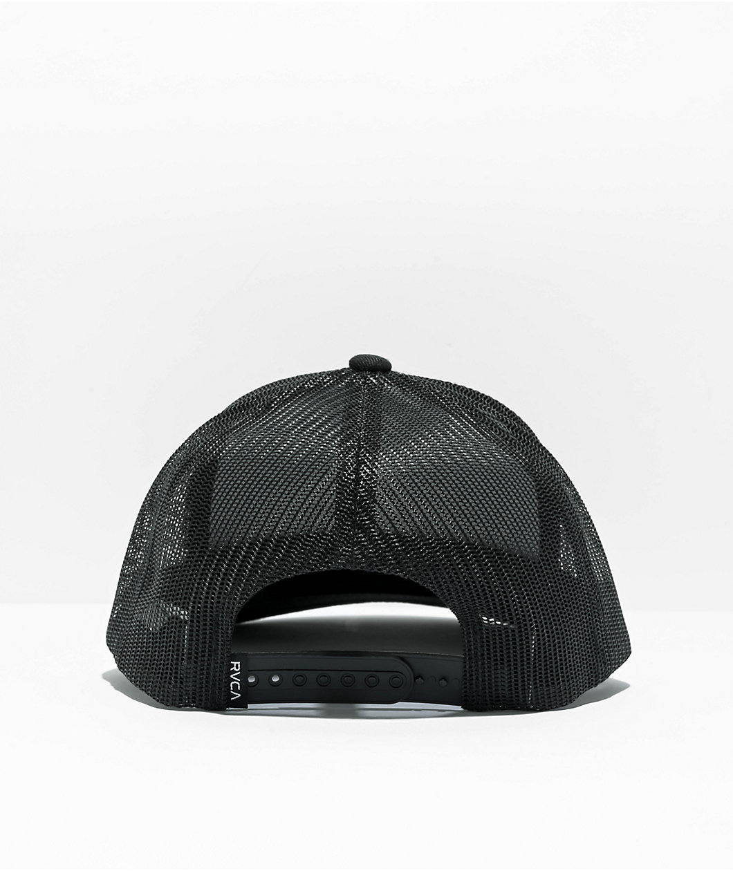 RVCA All The Way Black Trucker Hat