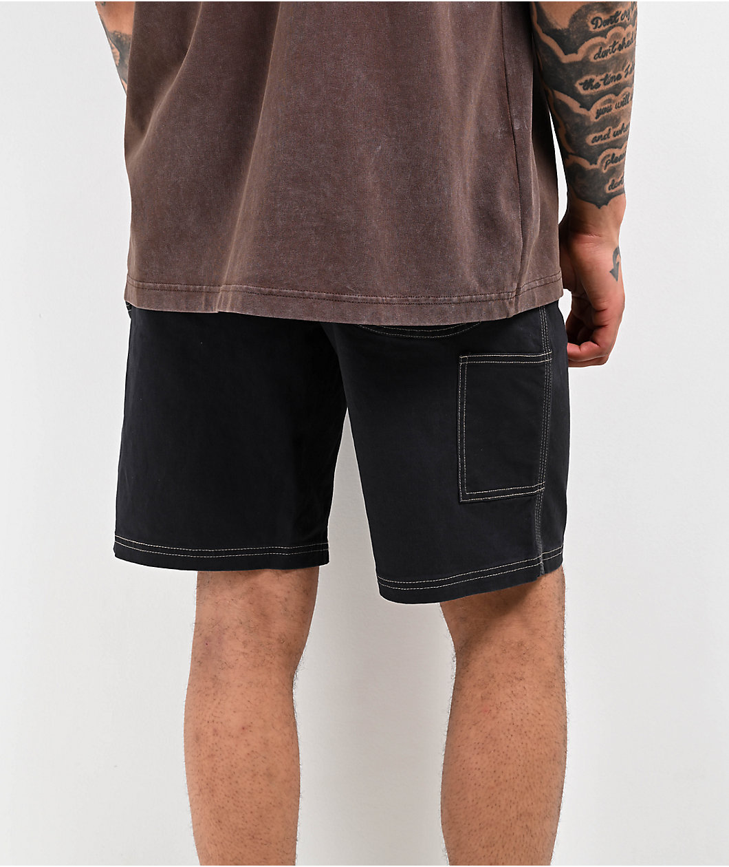 RVCA Americana Garage Blue Carpenter Shorts