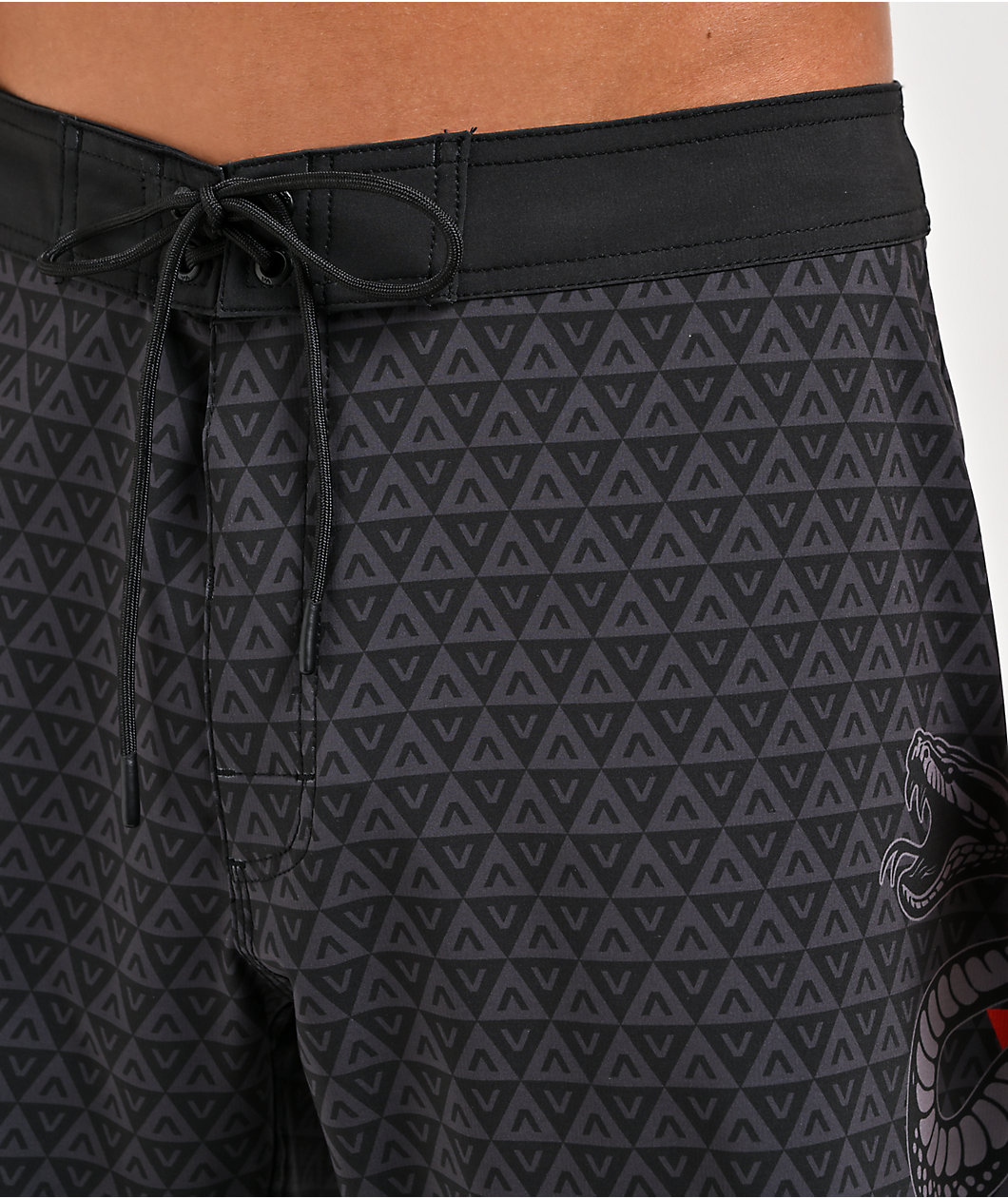 RVCA Barron Black Board Shorts