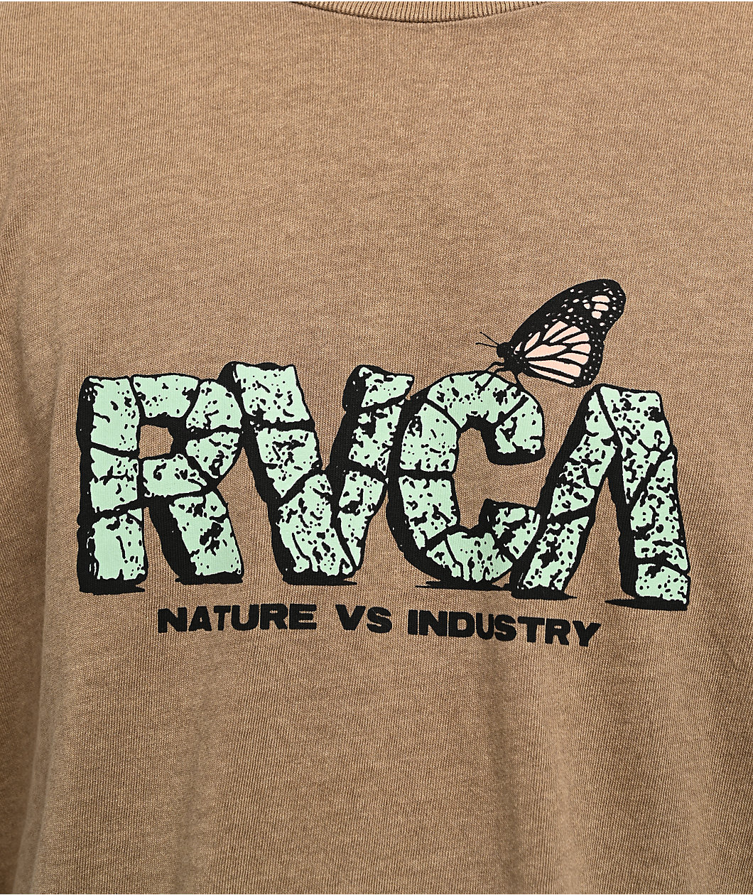 RVCA Butterfly Brown T-Shirt
