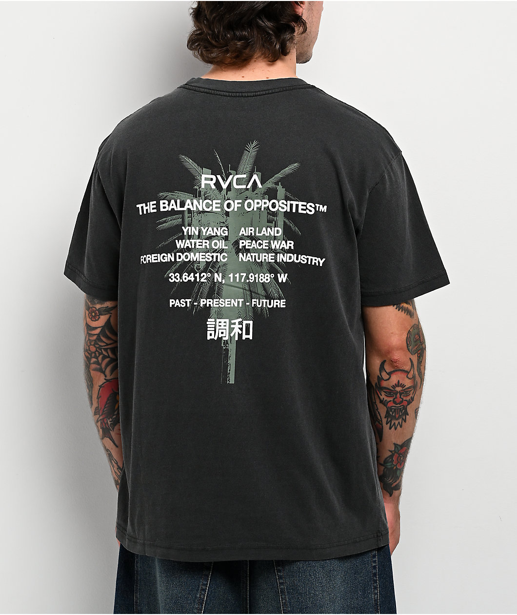 RVCA Signal Black T-Shirt