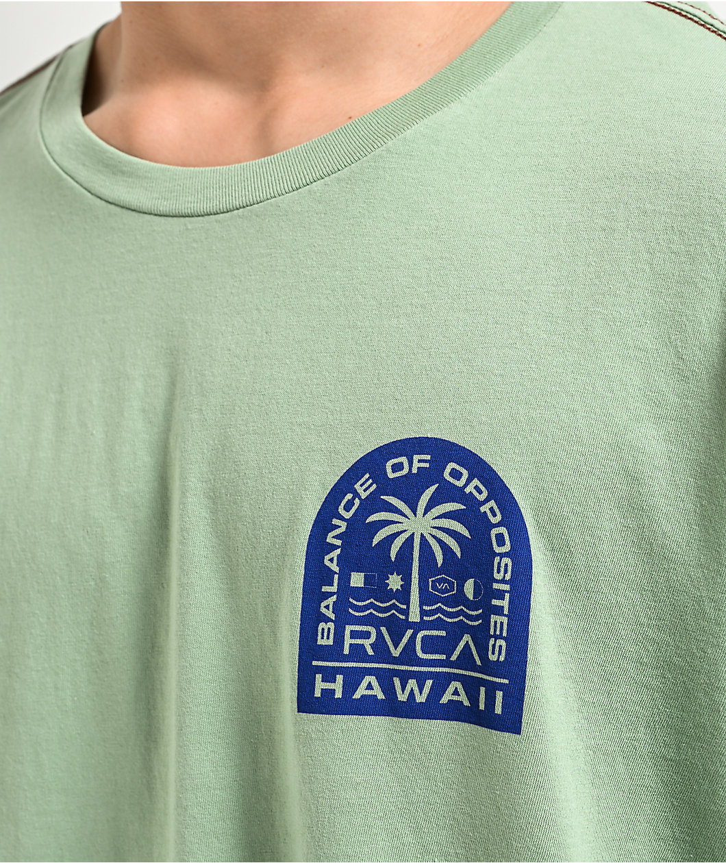 RVCA Tropic Granite Green T-Shirt