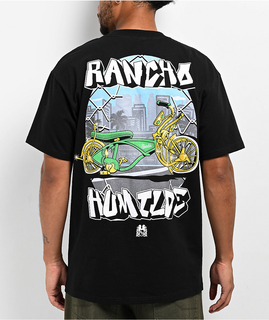 Rancho Humilde City Cruise Black T-Shirt