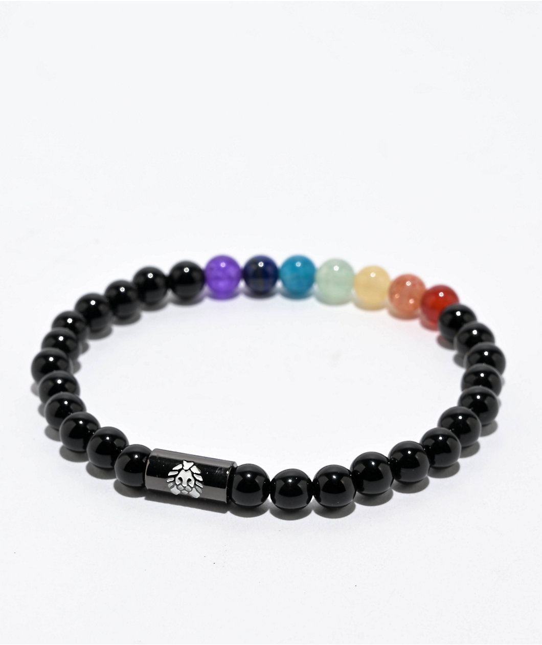 Rastaclat Rainbow Black Beaded Bracelet