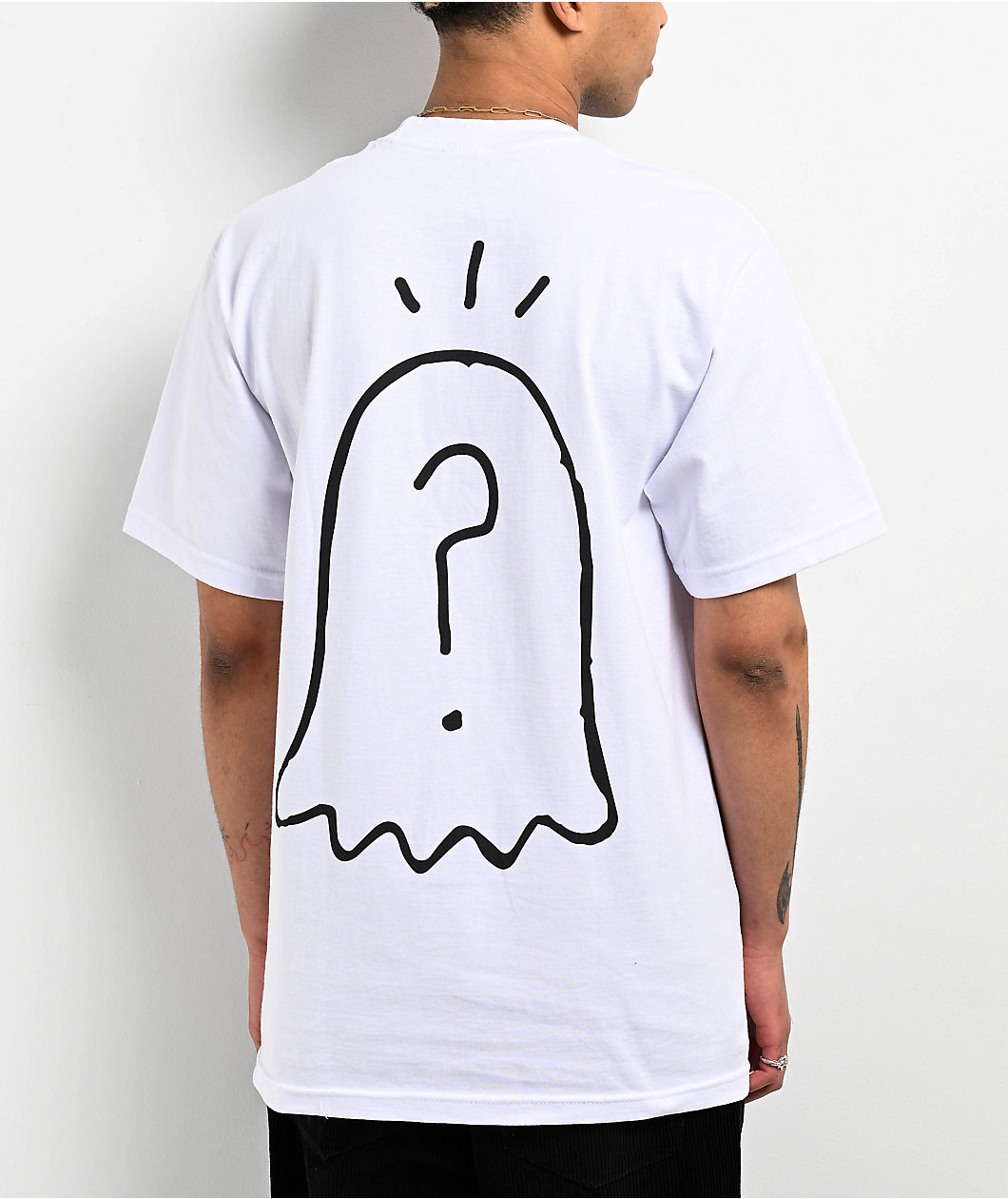 Real Buy Question Ghost White T-Shirt