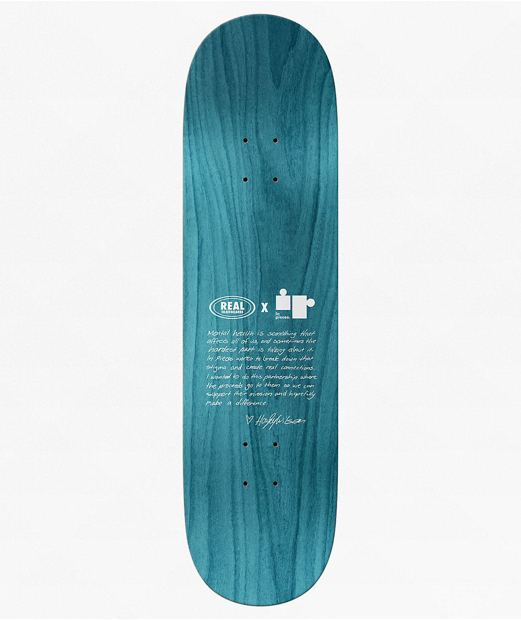 Real Hayley In Pieces 8.25" Skateboard Deck