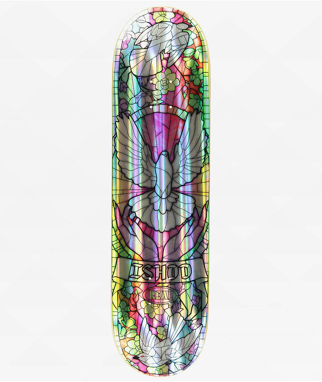 Real Ishod Cathedral Holograph Twin 8.25" Skateboard Deck