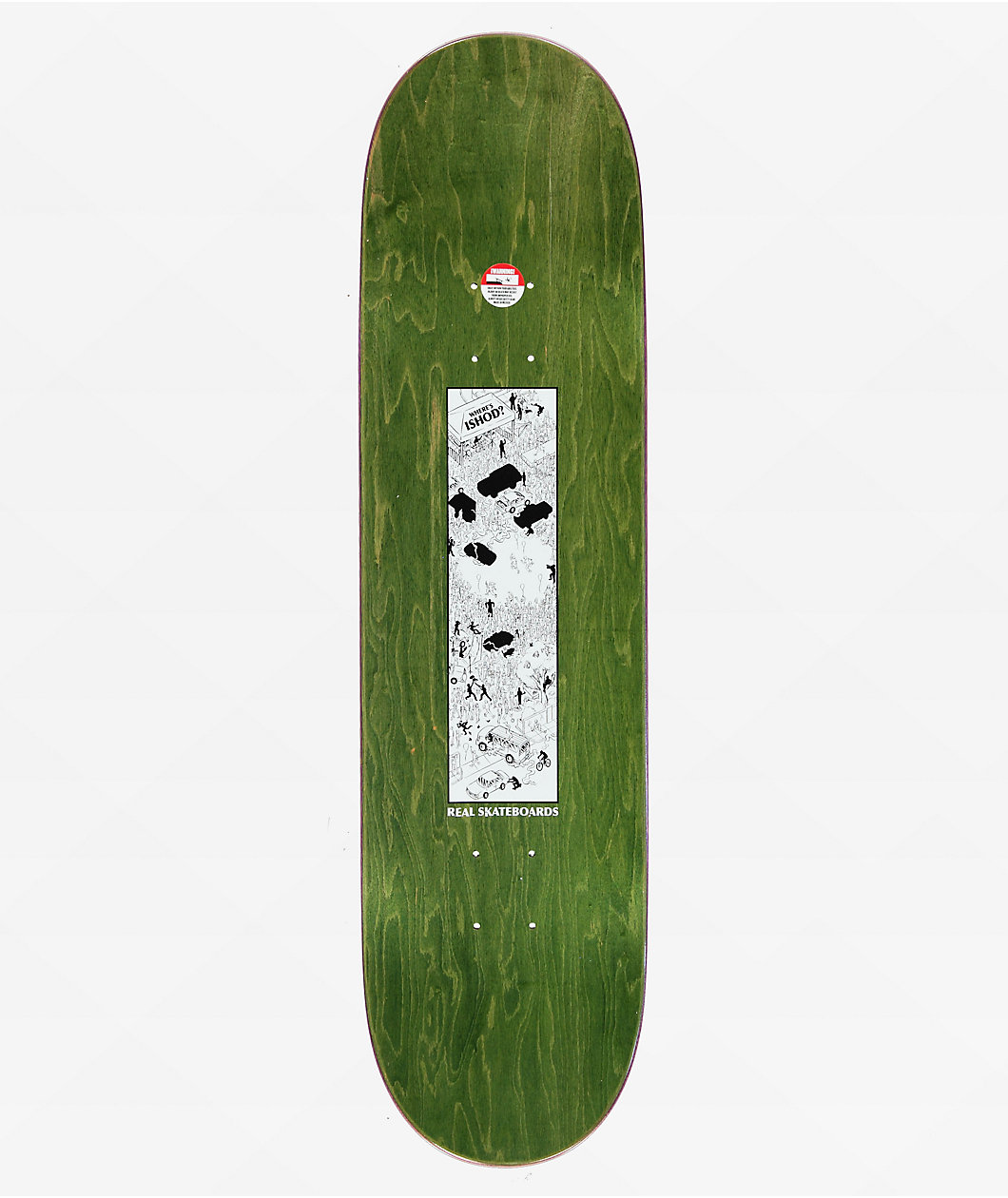 Real Ishod Where's Ishod 8.25" Skateboard Deck