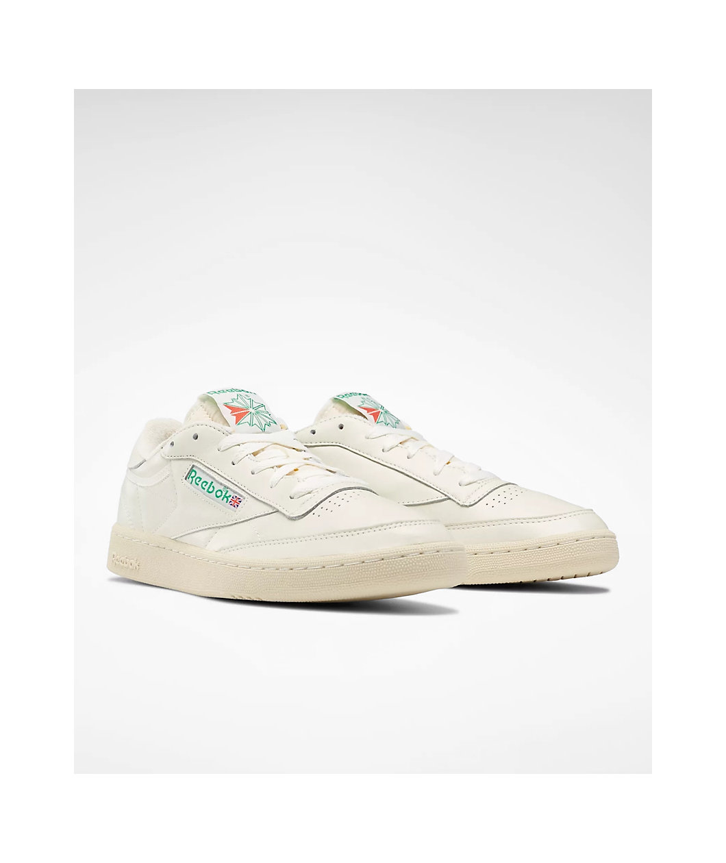 Reebok Club C 85 Vintage Chalk & Green Shoes