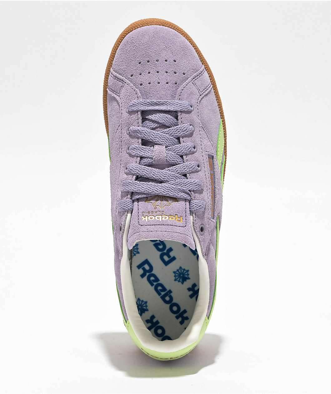 Reebok Club C Grounds UK Purple & Green Shoes