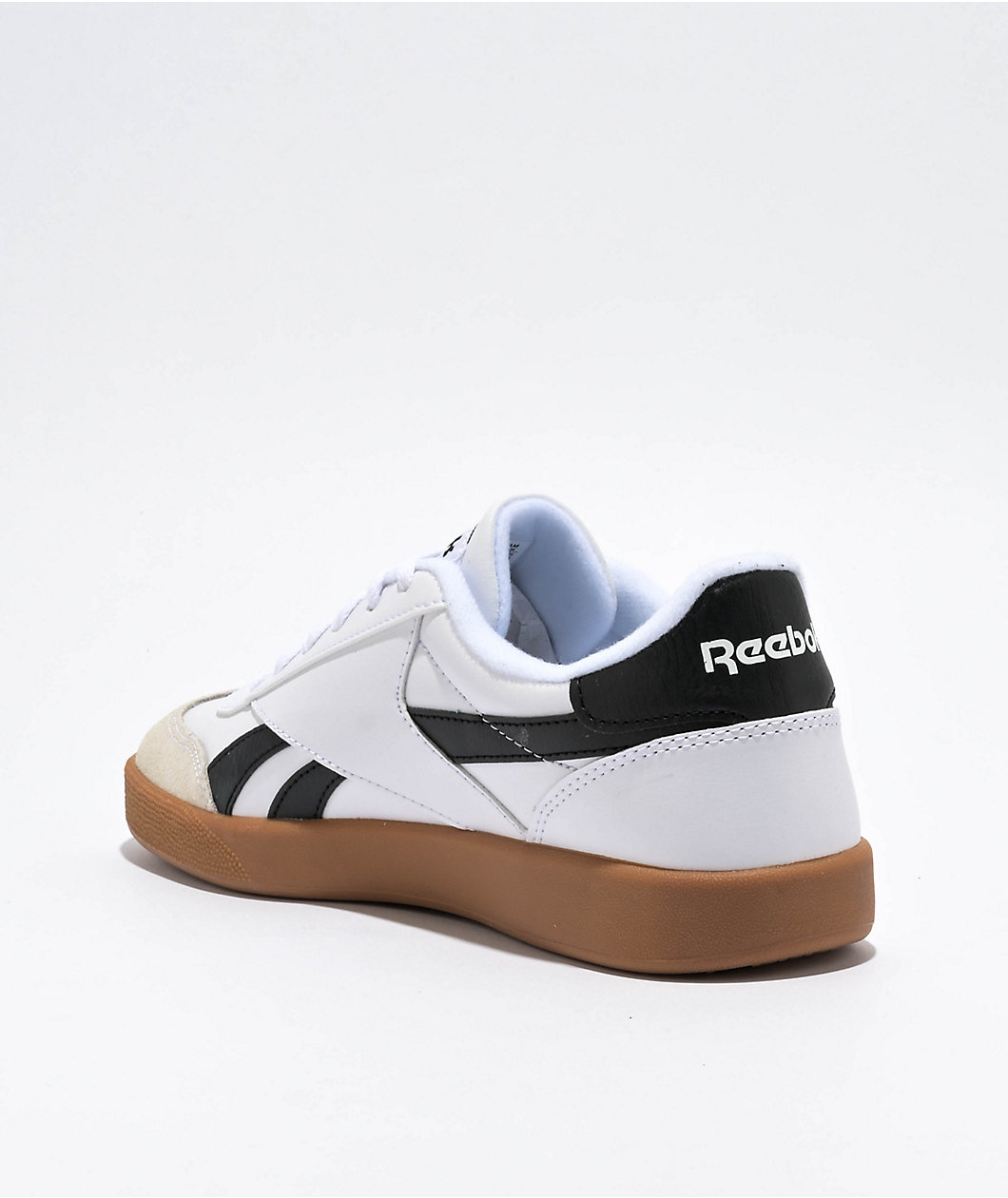 Reebok Smash Edge White, Black & Gum Shoes