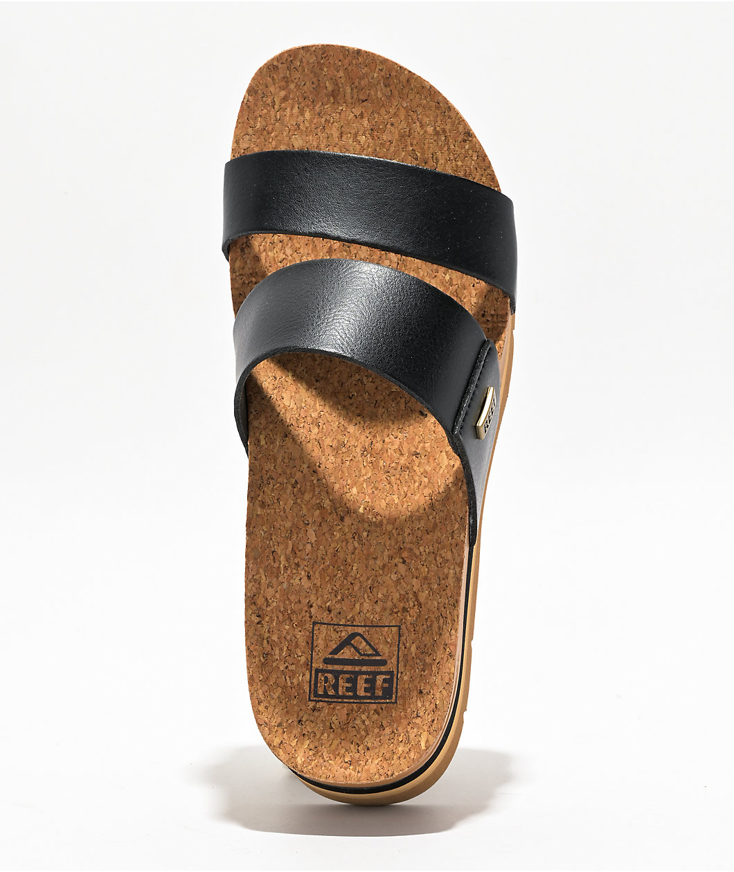 Reef Cushion Vista Hi Black Sandals