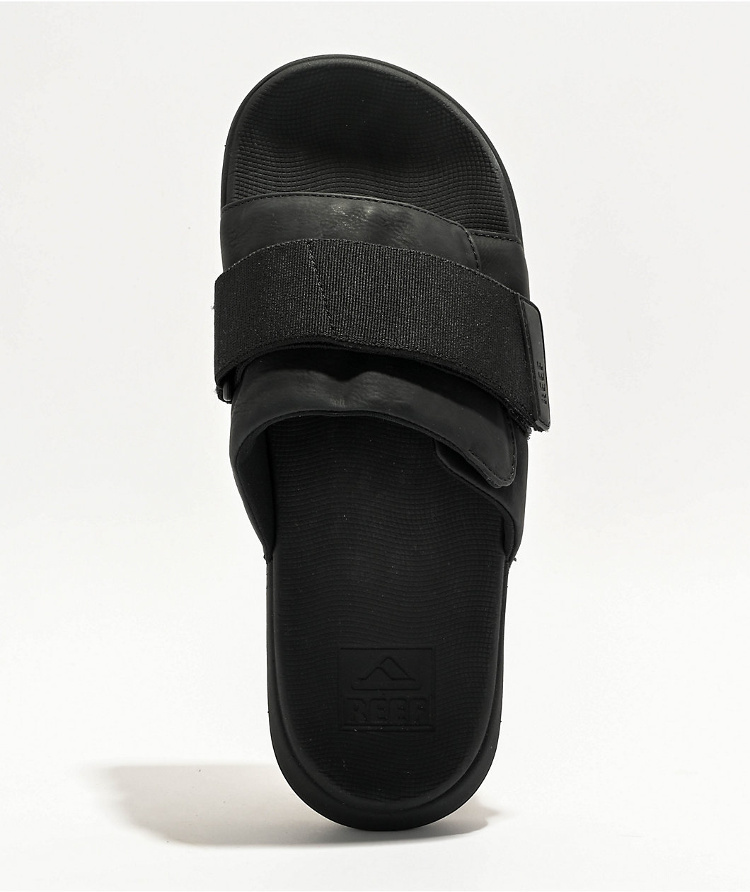 Reef Sojourn Black & Gum Slide Sandals