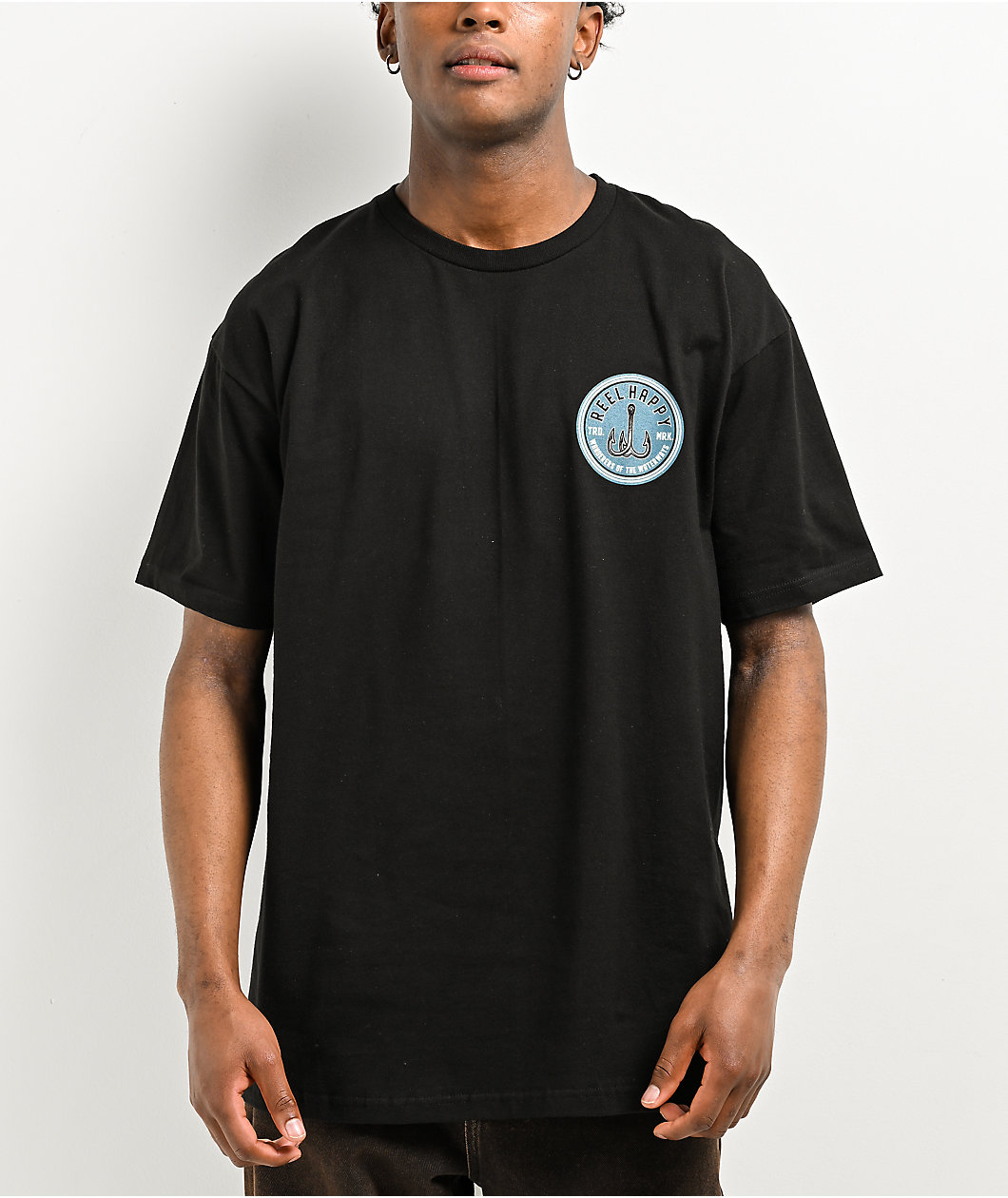 Reel Happy Co. 420 Night Trippers Black T-Shirt