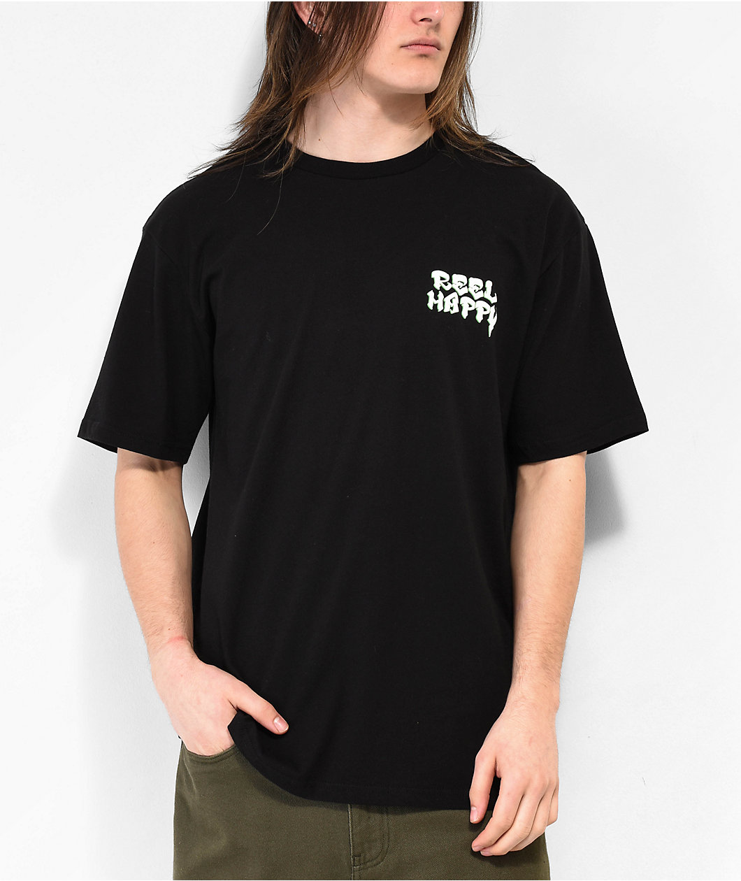 Reel Happy Co. Guardian Black T-Shirt