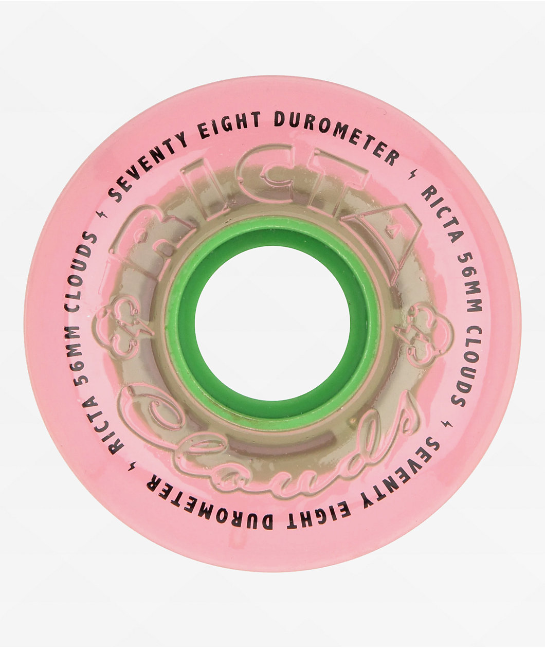 Ricta Clouds 56mm 78a Watermelon Pink Cruiser Skateboard Wheels