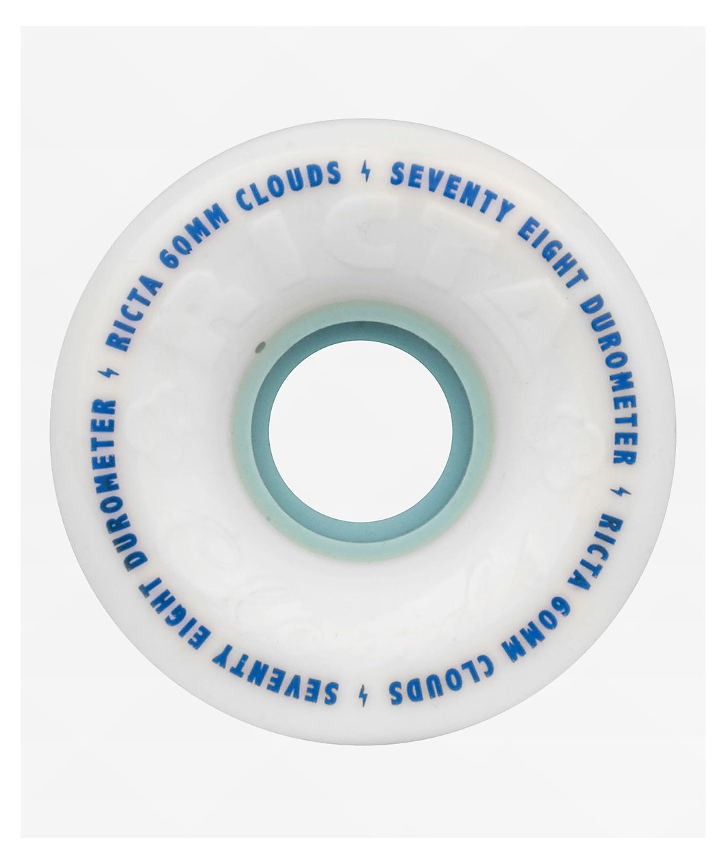 Ricta Clouds 60mm 78a White Cruiser Skateboard Wheels