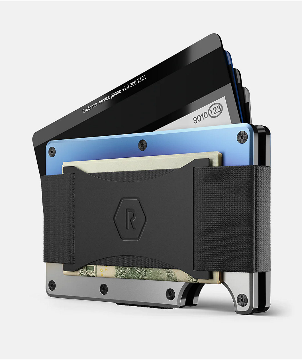 Ridge Burnt Metal Cardholder Wallet