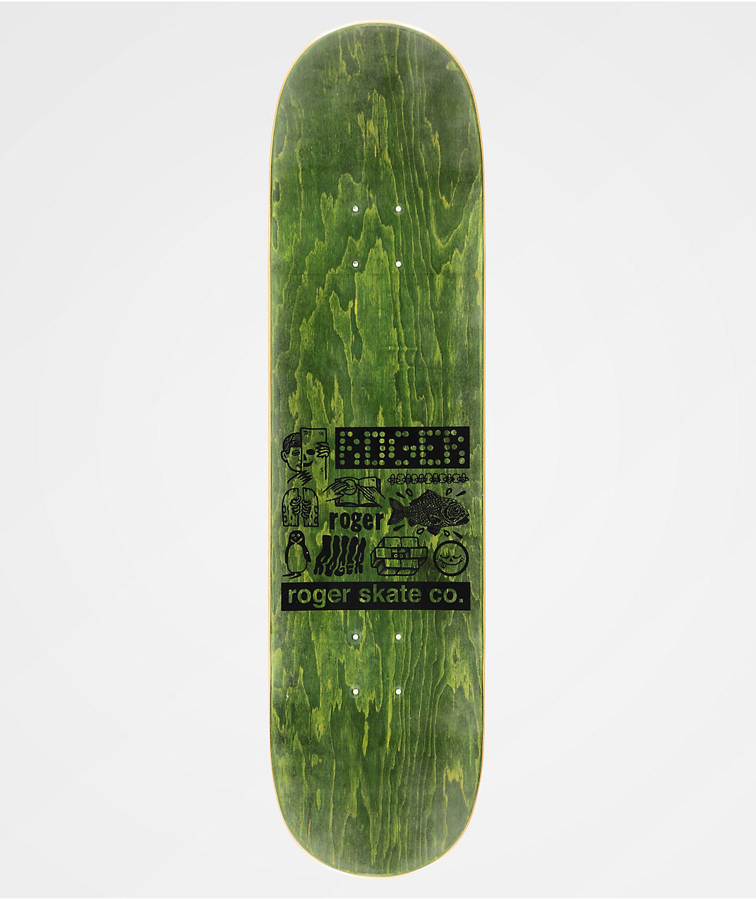 Roger Eves Skeleton 8.25" Skateboard Deck