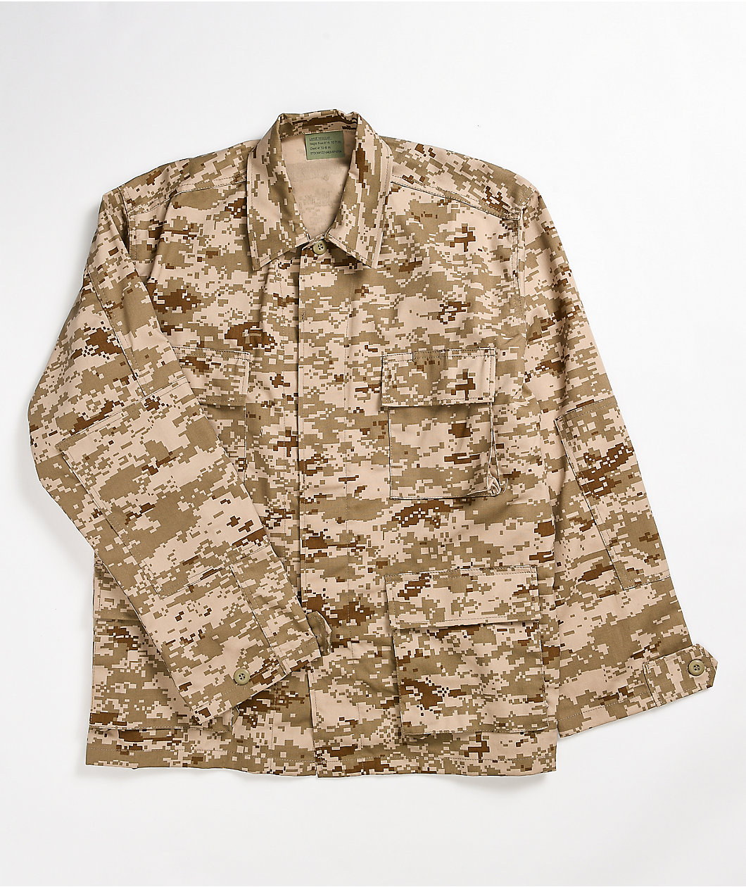 Rothco BDU Digi Camo Long Sleeve Button Up Shirt