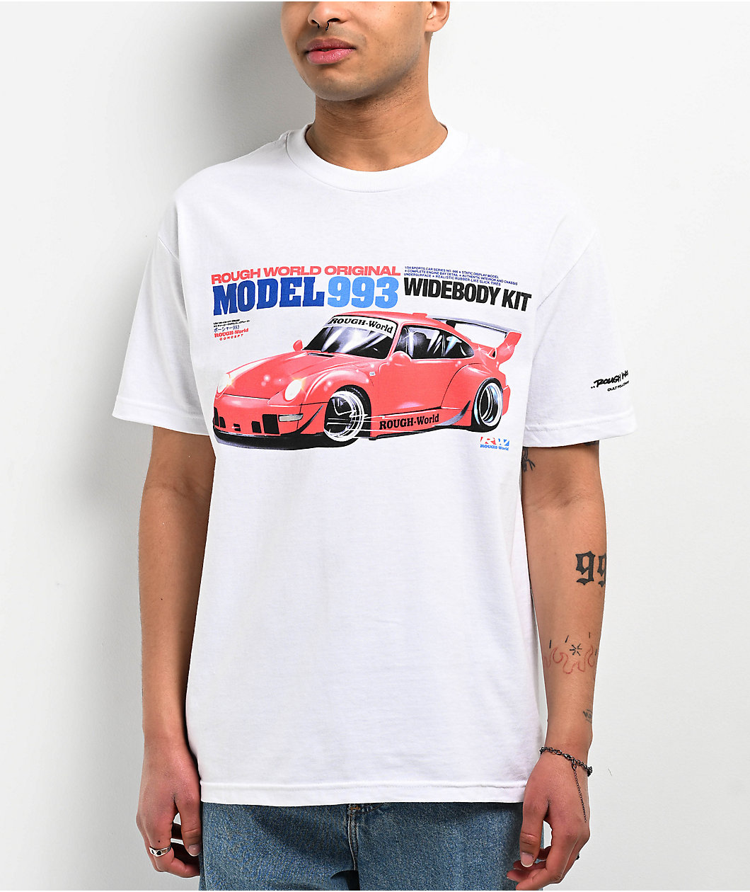 Rough World Model Kit White T-Shirt