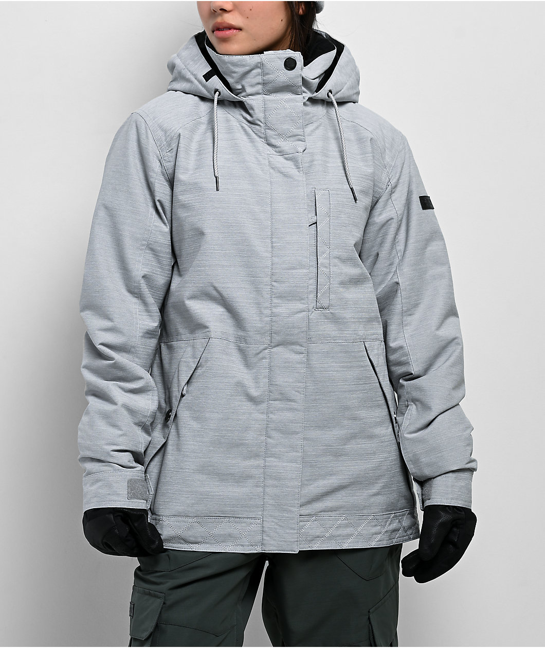 Roxy Billie Heather Grey 10K Snowboard Jacket