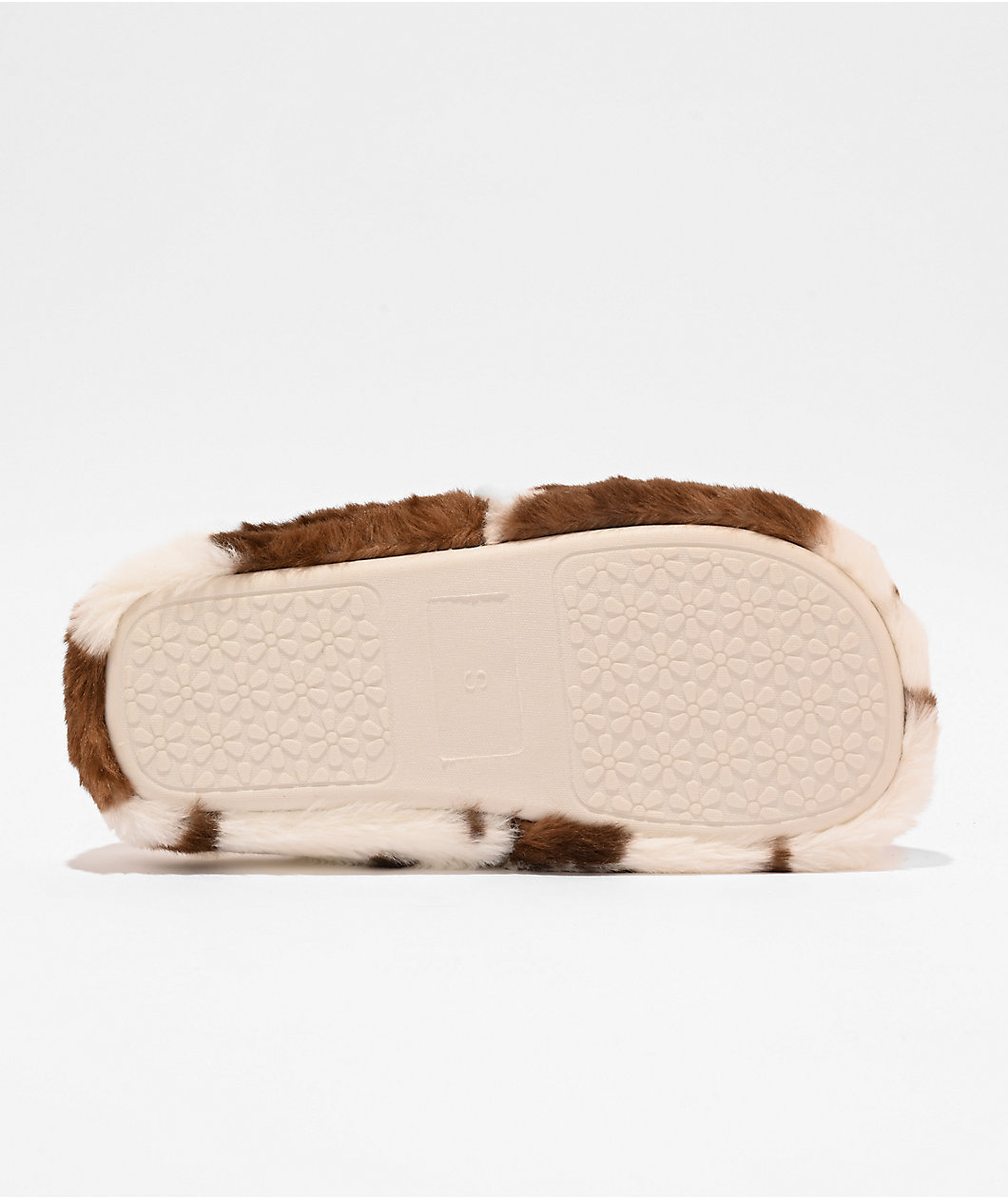 Roxy Sloane Cow Print Slippers