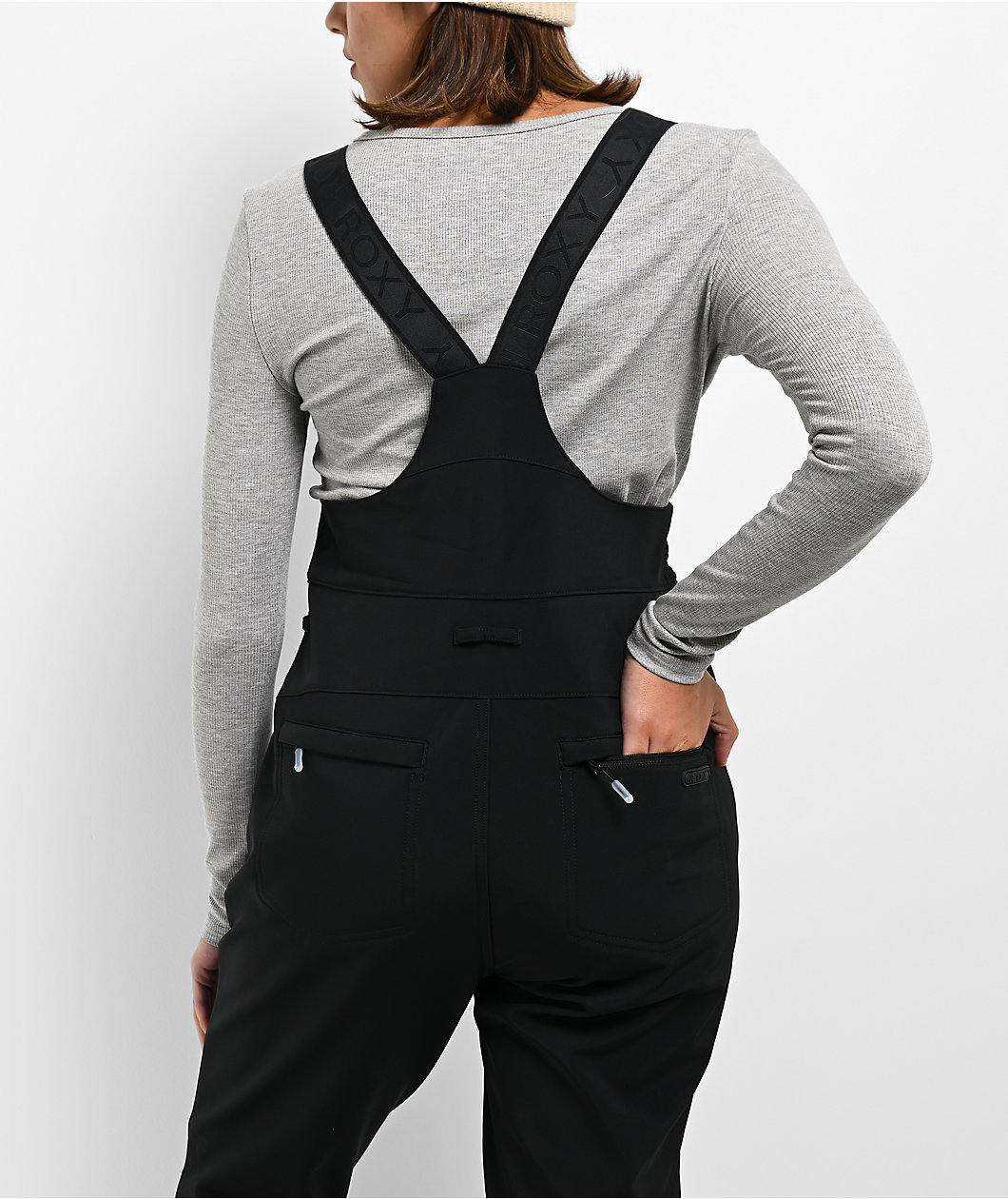 Roxy Summit Black 15K Bib Snowboard Pants