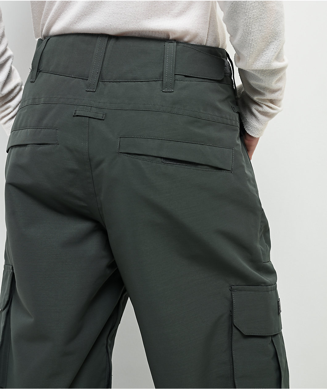Roxy Trooper Green 10K Cargo Snowboard Pants