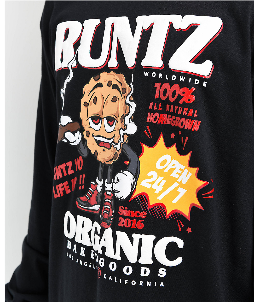 Runtz Baked Goods Black Long Sleeve T-Shirt