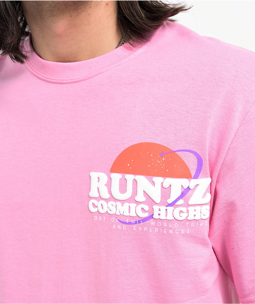 Runtz Cosmic Highs Pink T-Shirt