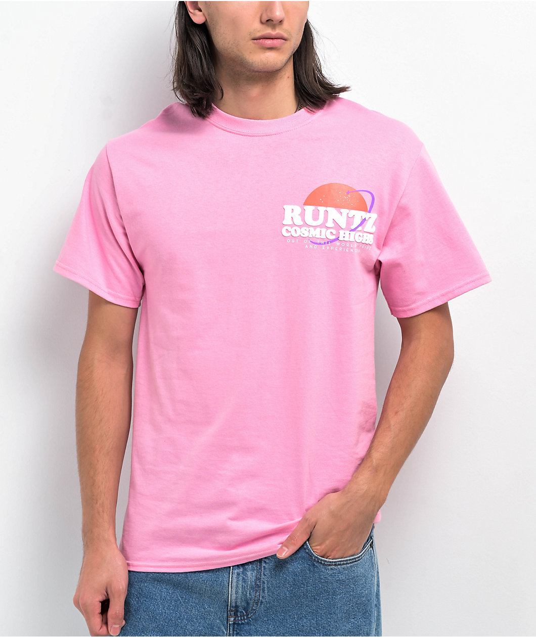 Runtz Cosmic Highs Pink T-Shirt