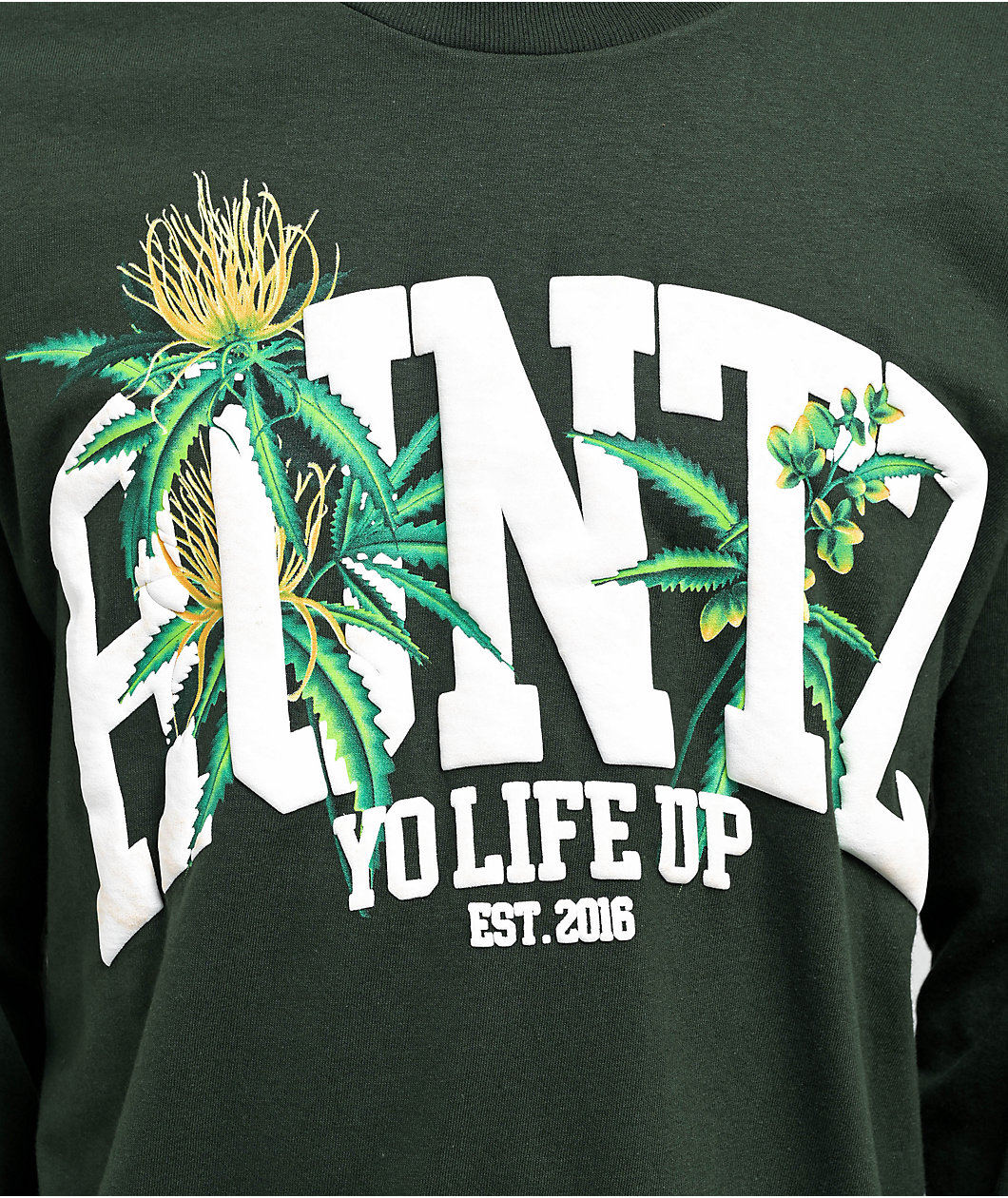 Runtz Grow With Runtz Green Long Sleeve T-Shirt
