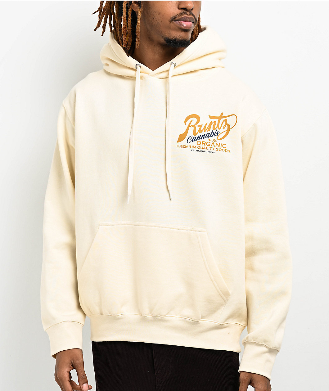 Runtz Quality Goods Natural Hoodie