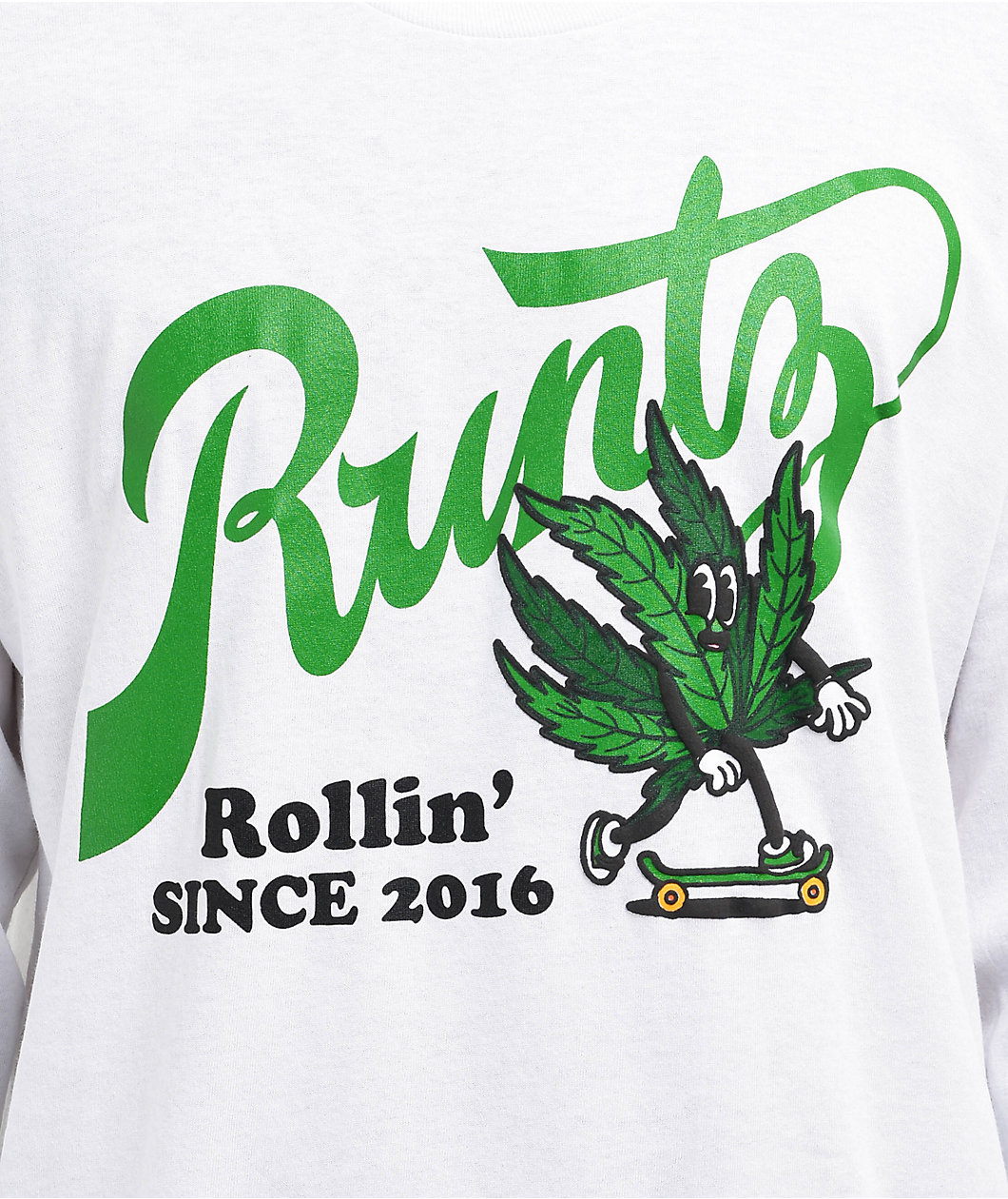 Runtz Rollin White Long Sleeve T-Shirt