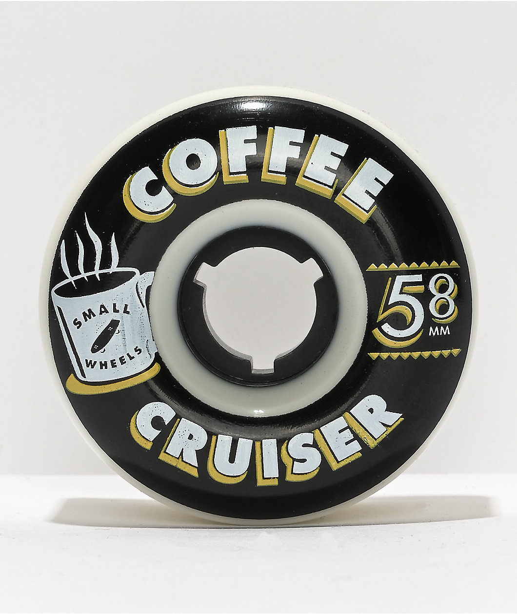 SML. Coffee Cruiser 58mm 78a Black Cruiser Skateboard Wheels
