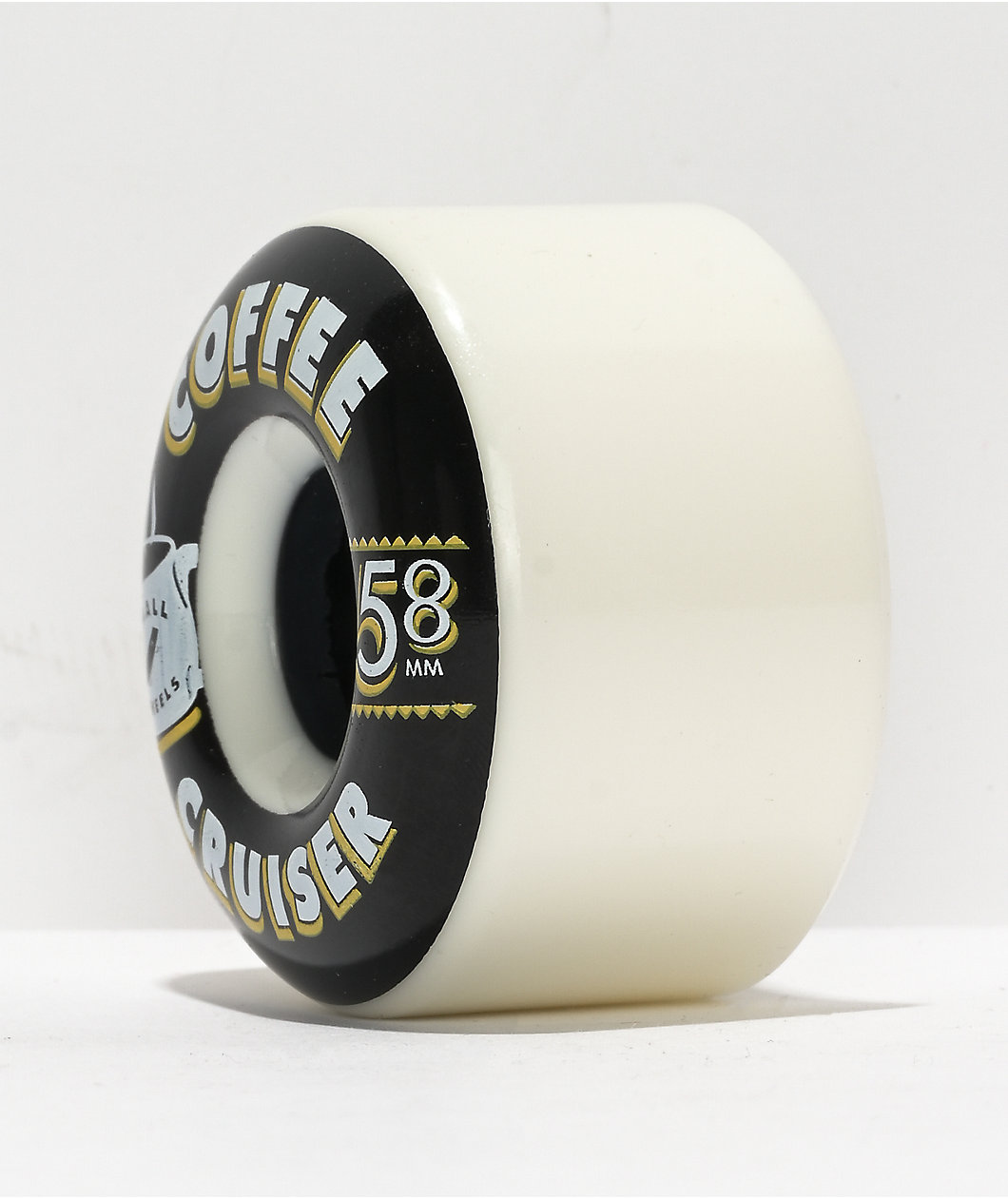 SML. Coffee Cruiser 58mm 78a Black Cruiser Wheels