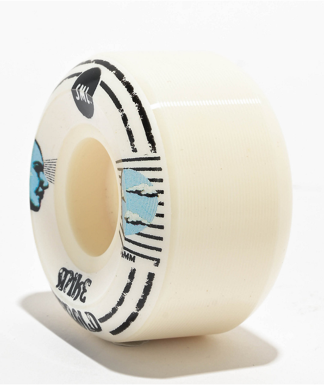 SML. Lucidity Series Arnold 54mm 99a V Cut White Skateboard Wheels