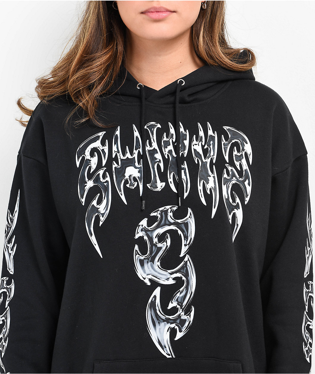 SWIXXZ Chrome Black Hoodie