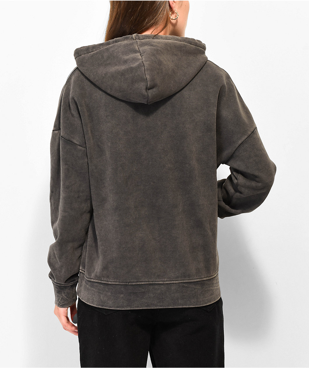 SWIXXZ Electric Chrome Black Wash Hoodie